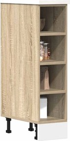 vidaXL Ντουλάπι Δαπέδου Riga Sonoma Δρυς 20x44,5x81,5 εκ. Ξύλο