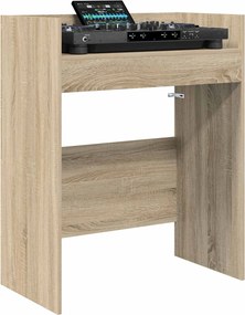 vidaXL Πίνακας DJ Sonoma Δρυς 82 x 45 x 102 εκ. Επεξεργασμένο Ξύλο