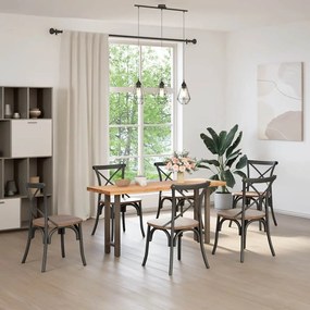 vidaXL Πόδια Κονσόλας 2 τεμ. από Φυσικό Ατσάλι 28x(72-73) εκ. Ατσάλι