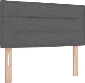 vidaXL Κεφαλάρι Σκούρο Γκρι 100 cm ύφασμα