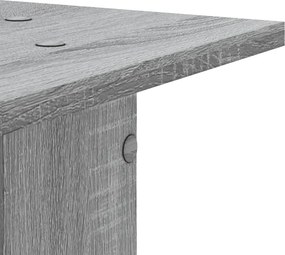 vidaXL Βάσεις Ηχείων 2 Τεμ. Γκρι Sonoma 30x30x95εκ. Επεξεργασμένο Ξύλο