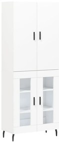vidaXL Ντουλάπι Λευκό 69,5x34x180 εκ. από Επεξεργασμένο Ξύλο