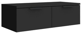 vidaXL Ντουλάπι Τοίχου Μαύρο 68 x 30 x 20 εκ. από Επεξεργασμένο Ξύλο