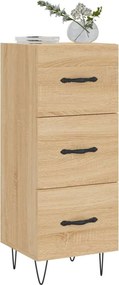 vidaXL Ντουλάπι Sonoma Δρυς 34,5x34x90 εκ. από Επεξεργασμένο Ξύλο