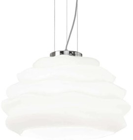 Φωτιστικό Οροφής Karma 132389 39x29,5/238,5cm 1xE27 60W White Ideal Lux