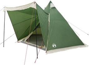vidaXL Σκηνή Οικογενειακή Tipi 6 Ατόμων Αδιάβροχη Πράσινη