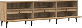 vidaXL Έπιπλο Τηλεόρασης τεχνίτης Δρυς 150x30x44,5 εκ.