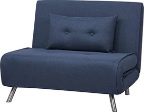 Πολυθρόνα κρεβάτι Nextdeco Berlin denim Υ92x100x91εκ.