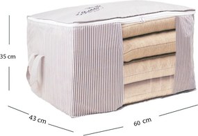 Stewehome ψάθινος μαξιλάρι με παράθυρο Γκρι 60x43x35 cm
