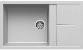 KARAG  UNICO Νεροχύτης κουζίνας UNICO 410 Aluminium 79 ELLECI 86x50cm KARAG-8031873110604