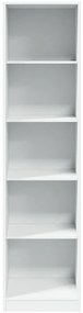 vidaXL Ντουλάπα Λευκή 50 x 50 x 200 εκ. από Επεξ. Ξύλο