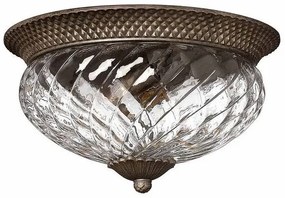 Πλαφονιέρα Φωτιστικό Οροφής 3xE27 Plantation Elstead Lighting HK-PLANT-F-L-PZ Μπρονζέ