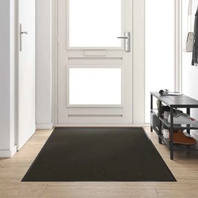 vidaXL Πατάκι πόρτας Ορθογώνιο Μαύρο 120x250 εκ.