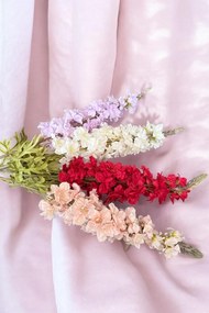Stewehome Τεχνητό λουλούδι delphinium για διακόσμηση γάμου σετ Πολύχρωμο