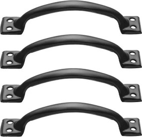 VEVOR 4Pcs Barn Door Handles 6.5 in Rustic Heavy Duty Garden Gate Shed Pulls