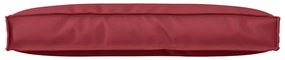 vidaXL Μαξιλάρι Παλέτας για Πλάτη Ροζ 80x40x12 cm, Ύφασμα Oxford