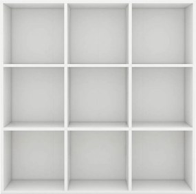 vidaXL Βιβλιοθήκη Λευκή 98 x 29 x 97,5 εκ. Επεξεργασμένο Ξύλο