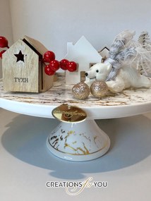 Πιατέλα με Χριστουγεννιάτικη διακόσμηση