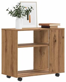 vidaXL Side Table Artisan Oak 70x35x55 cm Κατασκευασμένο ξύλο