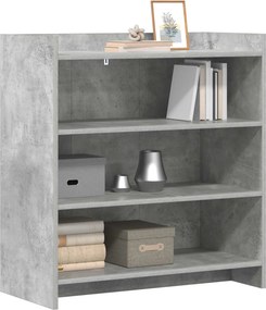 vidaXL Πλαϊνό γραφείο Γκρι Σκυροδέματος 75 x 36 x 80 εκ