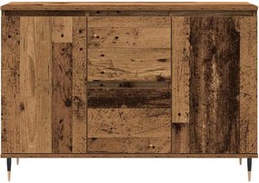 vidaXL Πλαϊνό γραφείο Παλιό ξύλο 101,5 x 35 x 70 εκ Επεξεργασμένο ξύλο