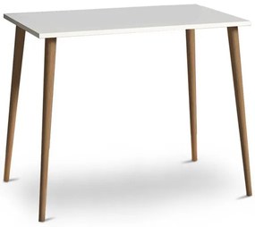 Γραφείο Fiona Megapap από μελαμίνη λευκό 90x55x75εκ. GP022-0007,2-GP022-0007,2-Λευκό GP022-0007,2
