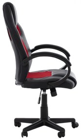 ΚΑΡΕΚΛΑ ΓΡΑΦΕΙΟΥ GAMING BUCKET HM1041.01 ΜΑΥΡΟPU+ΚΟΚΚΙΝΟ MESH 60x62x117 εκ.