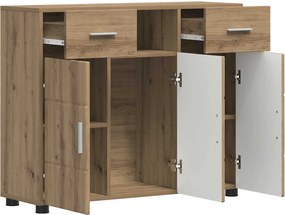 vidaXL Ξύλινο Ντουλάπι Artisan Oak Επεξεργασμένο ξύλο