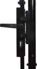 vidaXL Πύλη Κήπου με Καμπύλη Κορυφή 200 x 400 cm Ατσάλι