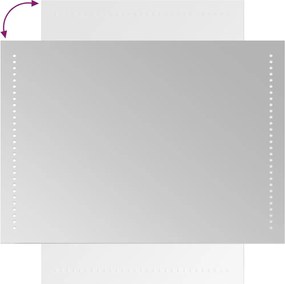 vidaXL Καθρέφτης Μπάνιου με LED 50 x 70 εκ.