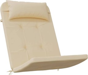 vidaXL Μαξιλάρια Καρέκλας Adirondack 2 τεμ. Μπεζ από Ύφασμα Oxford