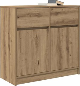 vidaXL Συρταριέρα με Συρτάρια Τεχνίτης Δρυς 80x34x76 εκ. Επεξ. Ξύλο