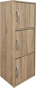 Ντουλάπι-στήλη Soline pakoworld sonoma 40x34.5x90.5εκ
