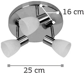 Επιτοίχιο σποτ InLight 9064-3-Μπρονζέ