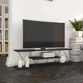 Έπιπλο Τηλεόρασης Ανθρακί / Γκρι CLOLIS 120x33x33