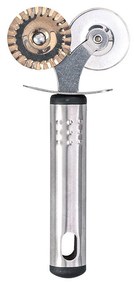 Estia 01-11284 Ροδα Κοπης Πιτσας Διπλη Νοξειδωτη 16.5cm με Εργονομικη Λαβη