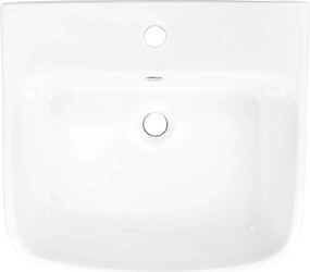 vidaXL Λεκάνη Λευκό 50 x 45 x 41 εκ. Γυαλιστερή Κεραμική