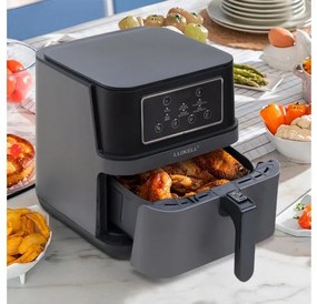 Φριτέζα αέρος - AirFryer LUXELL με αποσπώμενο κάδο 7,5lt χρώμα μαύρο 1550-1850W LXAF01 Megapap LXAF01 Μαύρο