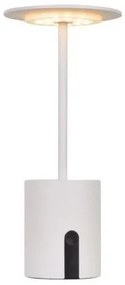 Επιτραπέζιο Φωτιστικό Επαναφορτιζόμενο LED IP20 Hera ΦOS_ME-17-00947-1-Λευκό 17-00947-1