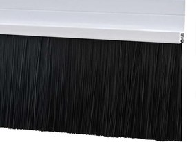vidaXL Αυτοκόλλητες σφραγίδες πόρτας 2 pcs Λευκό 100 cm