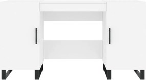 vidaXL Γραφείο Λευκό 140 x 50 x 75 εκ. από Επεξεργασμένο Ξύλο