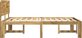 vidaXL Διπλό Κρεβάτι με Κεφαλάρι ROSTOCK Λευκό 140 x 190 cm