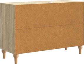 vidaXL Ντουλάπι TV Sonoma Δρυς 89 x 34,5 x 60 εκ. Επεξεργασμένο Ξύλο