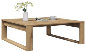 vidaXL Τραπεζάκι Σαλονιού Artisan Δρυς 100x100x35 εκ. Επεξ. Ξύλο