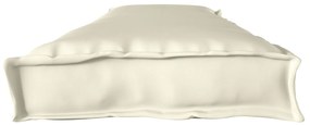 vidaXL Μαξιλάρι Παλέτας για Πάγκο Κρεμ 180x40x8 εκ. Ύφασμα Oxford