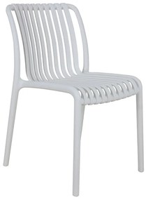 MODA Καρέκλα-Pro Στοιβαζόμενη PP - UV Protection, Απόχρωση Άσπρο  48x57x80cm [-Άσπρο-] [-PP - PC - ABS-] Ε3801,1