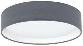 Φωτιστικό Οροφής Led Pasteri 31592 Grey Eglo Μέταλλο,Ύφασμα