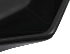 vidaXL Νιπτήρας Μαύρος 41 x 36,5 x 12 εκ. Κεραμικός