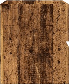 vidaXL Ντουλάπι Νιπτήρα Όψη Παλαιού Ξύλου 90x38,5x45 εκ. Επεξεργ. Ξύλο