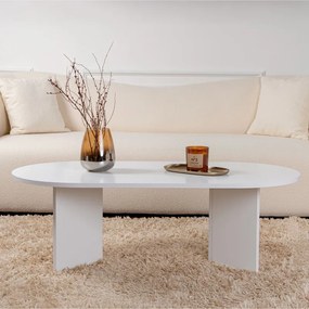 Τραπέζι σαλονιού Tabletod  σε λευκή απόχρωση 119x60x40εκ